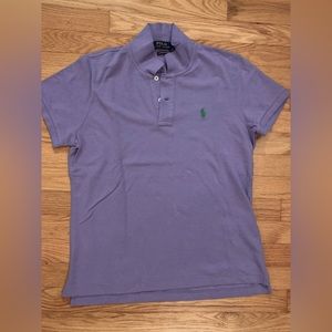 Polo Ralph Lauren Womens “The Skinny Polo” Shirt Pure Lilac Size XL (NWT)